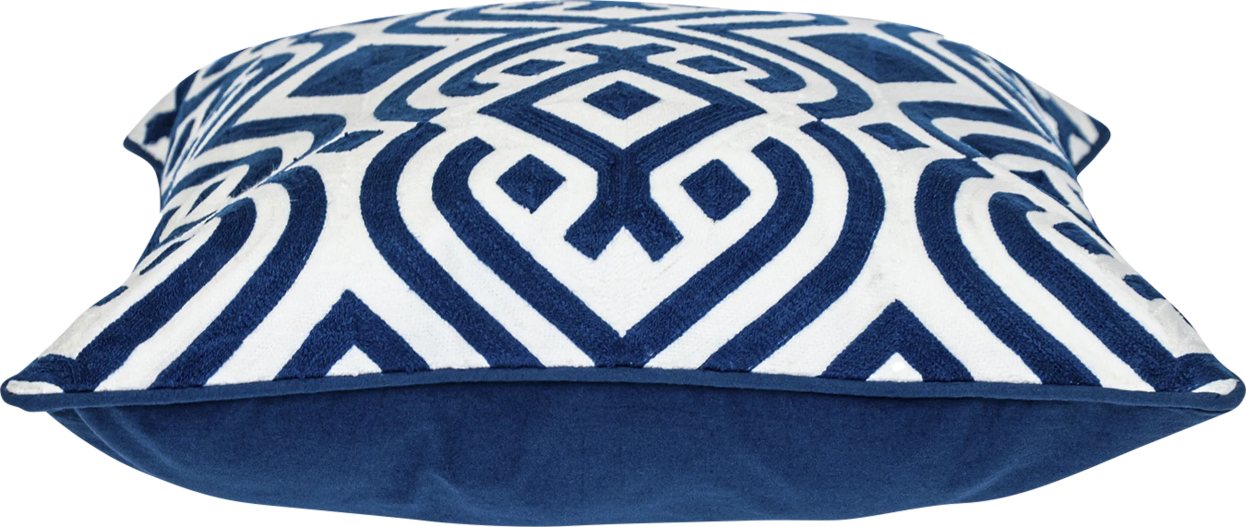 Olonga Blue Accent Pillow - Thumbnail - Image 4