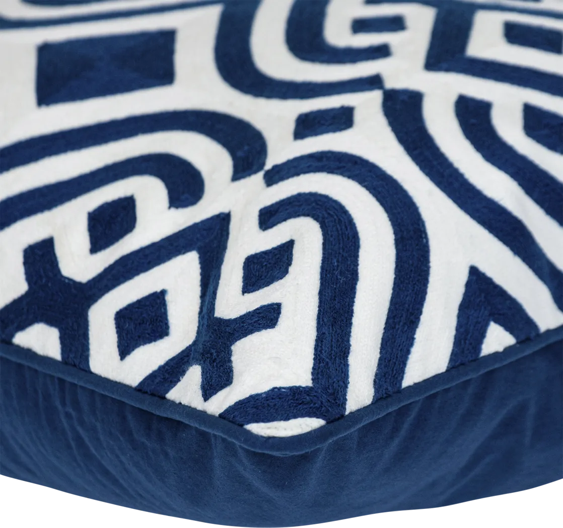 Olonga Blue Accent Pillow - Thumbnail - Image 5