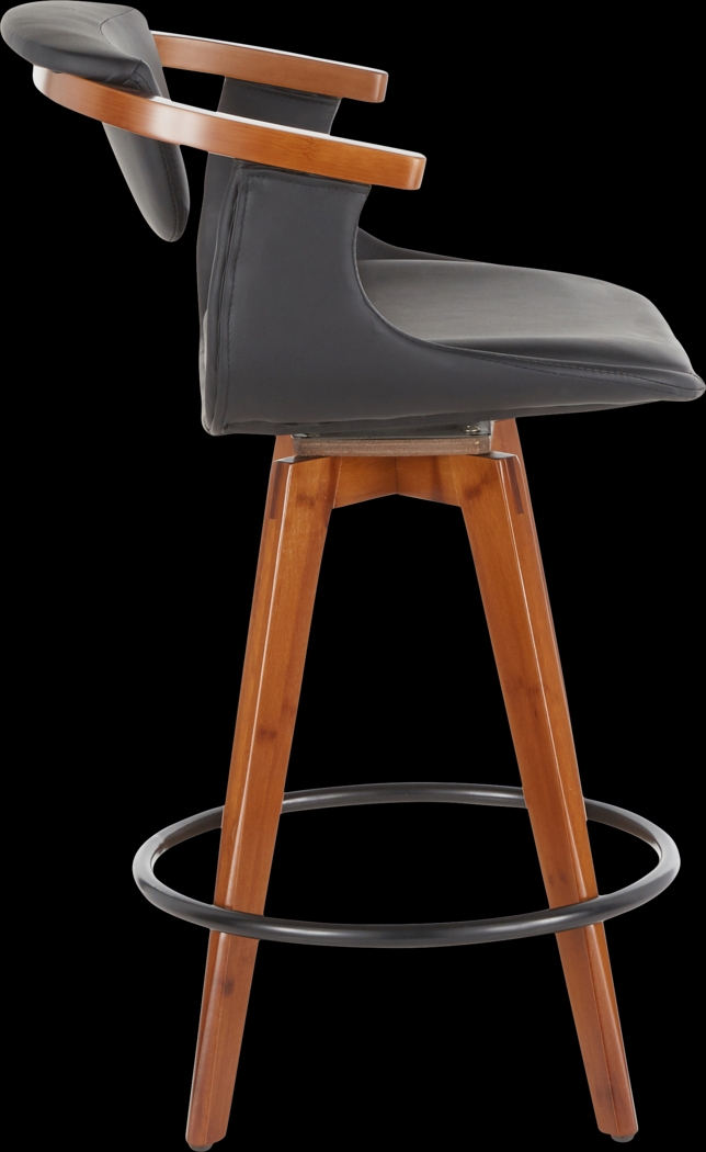 Olsin Black Counter Height Stool - Thumbnail - Image 2