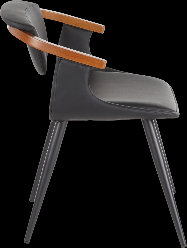 Olsin Black Side Chair - Thumbnail - Image 2