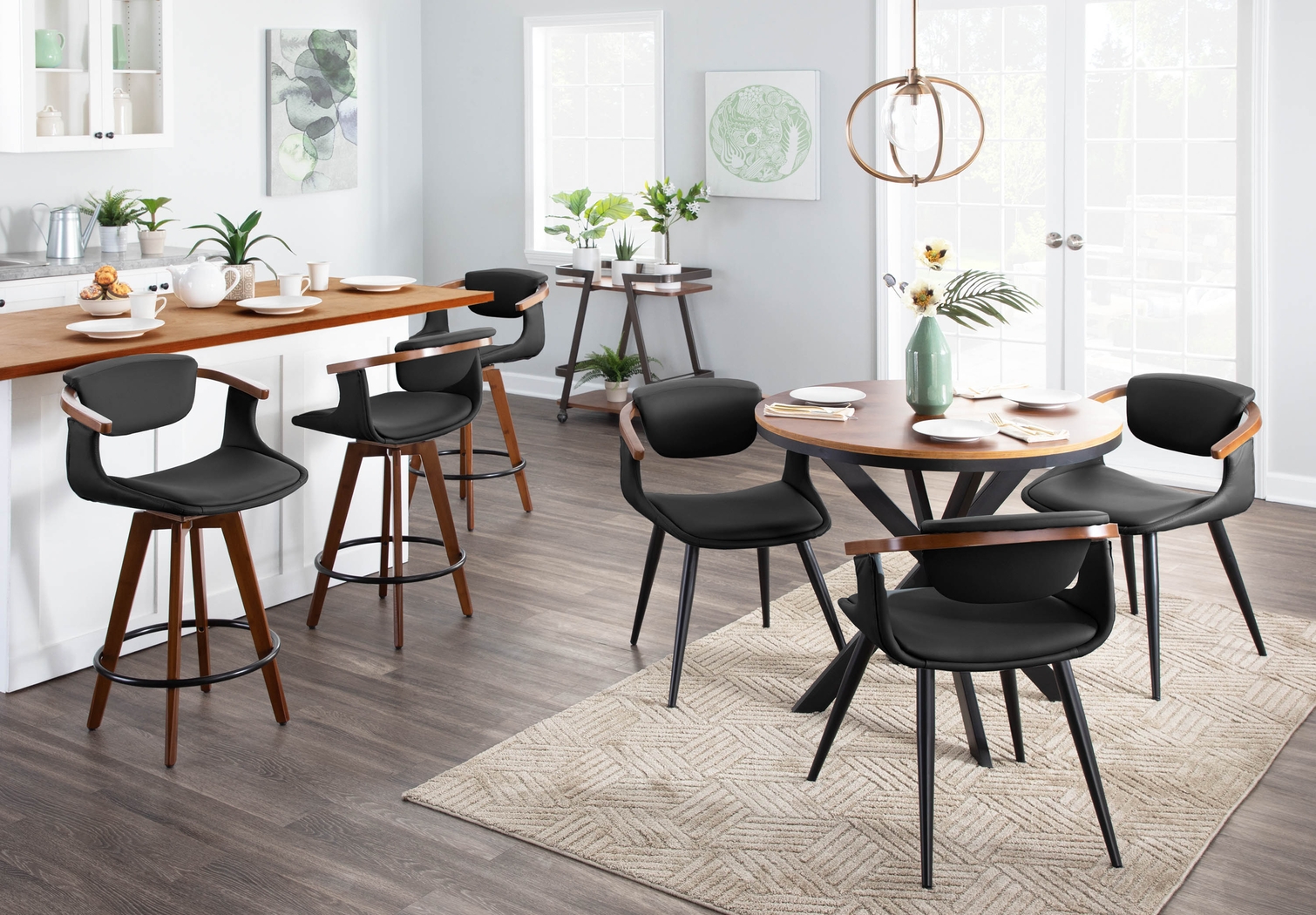 Olsin Black Side Chair - Thumbnail - Image 8