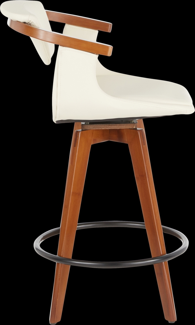 Olsin Cream Counter Height Stool - Thumbnail - Image 2