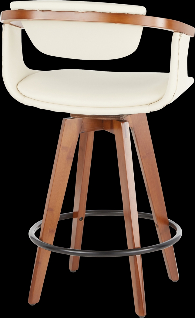 Olsin Cream Counter Height Stool - Thumbnail - Image 3
