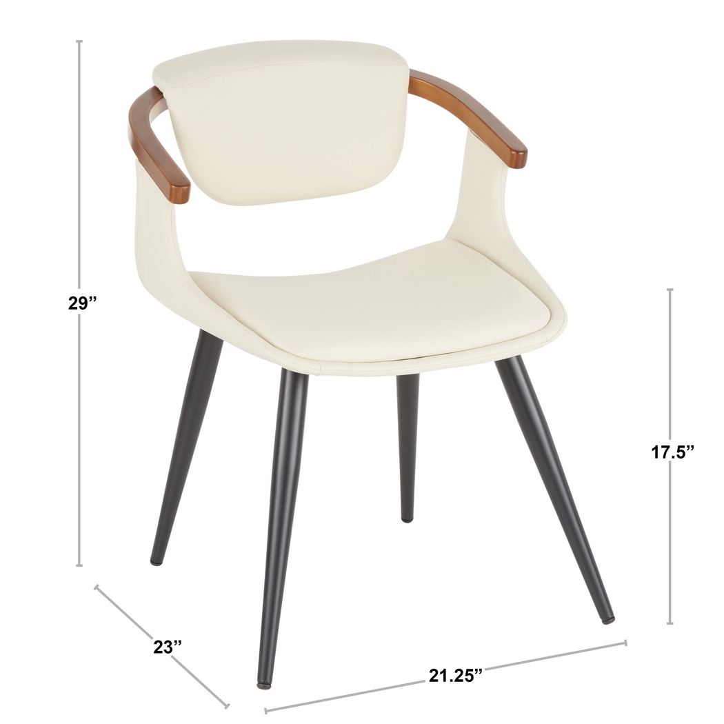 Olsin Cream Side Chair - Thumbnail - Image 9