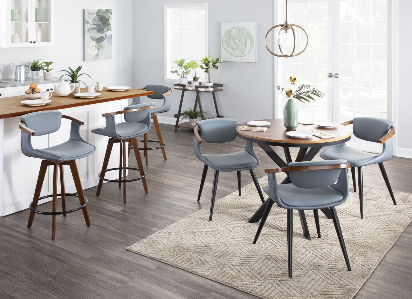 Olsin Gray Counter Height Stool - Thumbnail - Image 8