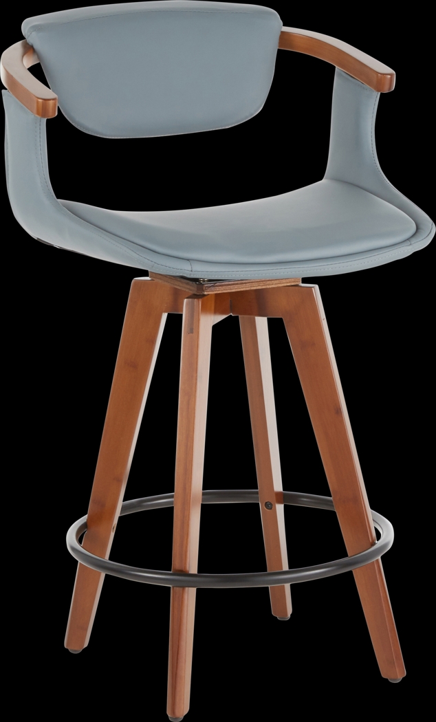 Olsin Gray Counter Height Stool - Thumbnail - Image 1