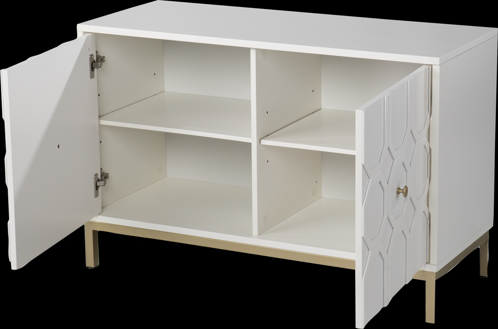 Oltons White Accent Cabinet - Thumbnail - Image 2