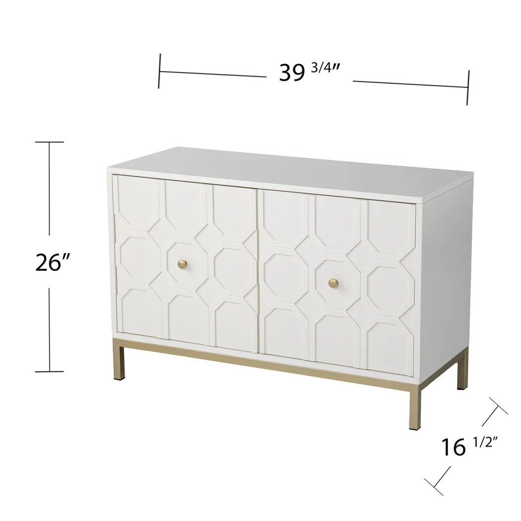 Oltons White Accent Cabinet - Image 7