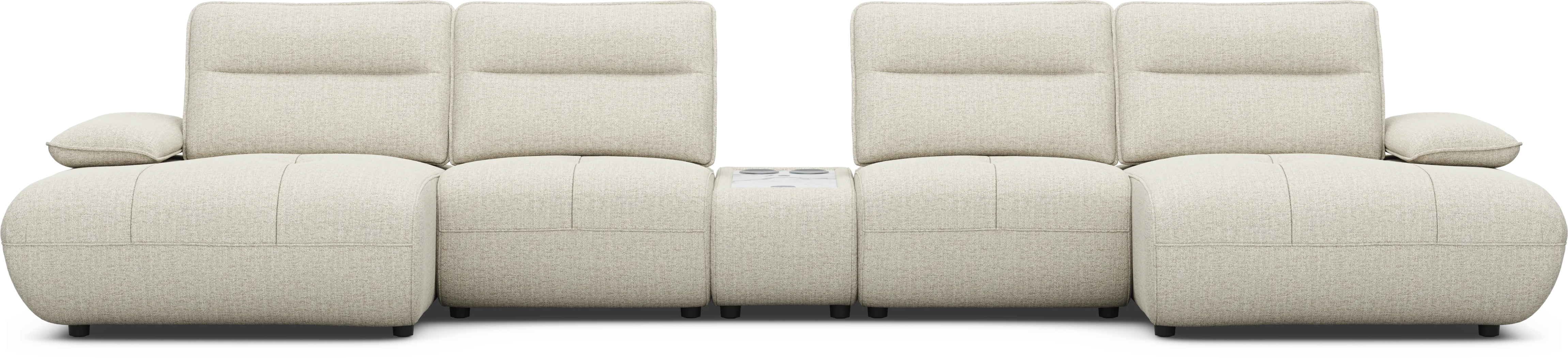 Olympia Linen 5 Pc Sectional - Thumbnail - Image 3