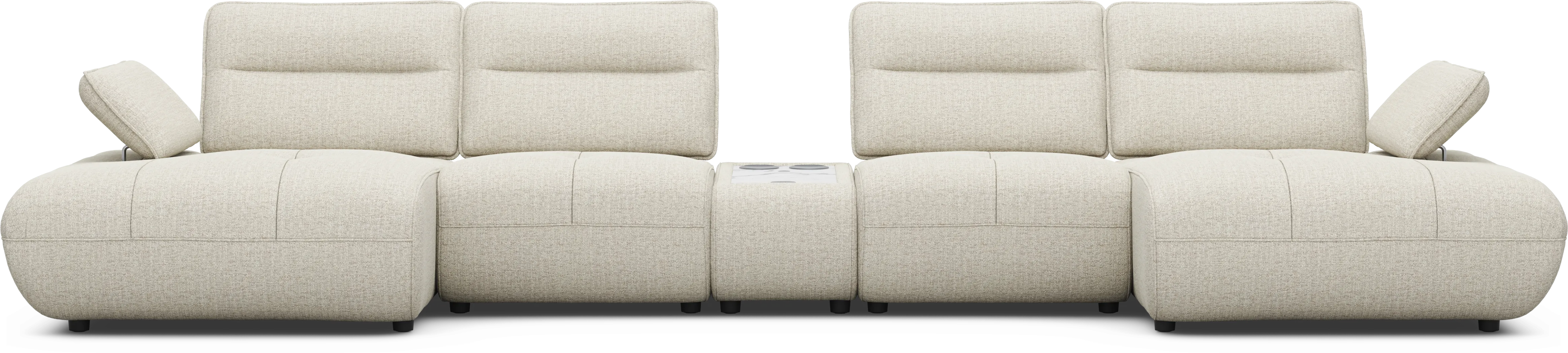 Olympia Linen 5 Pc Sectional - Thumbnail - Image 4