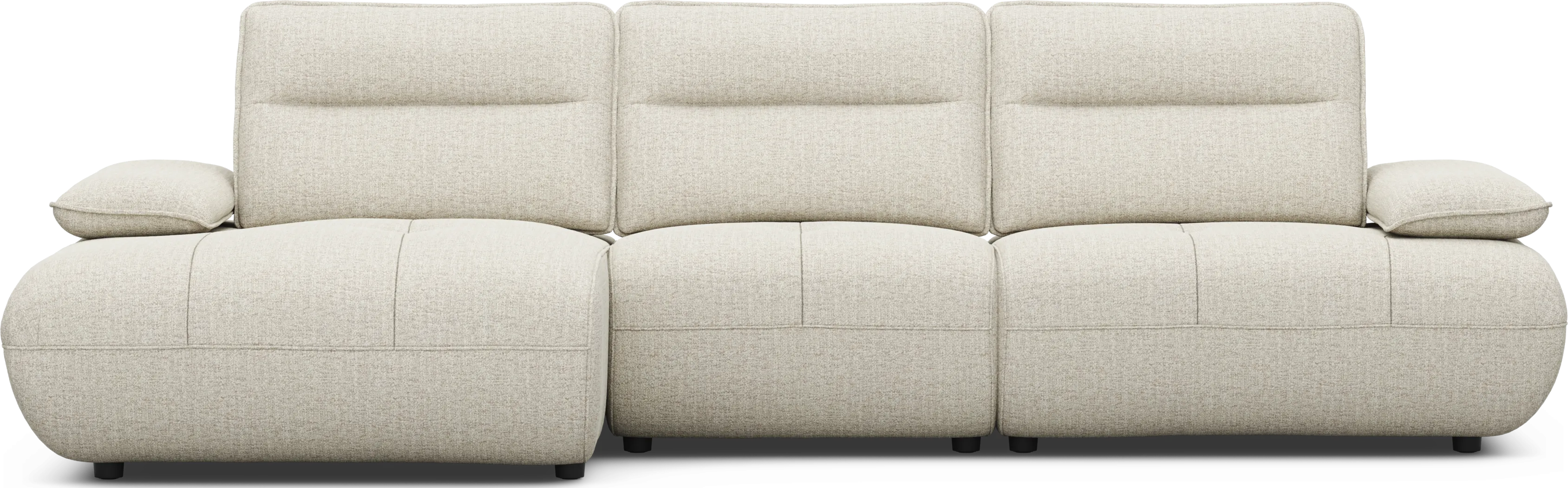 Olympia Linen Chaise Sofa - Thumbnail - Image 3