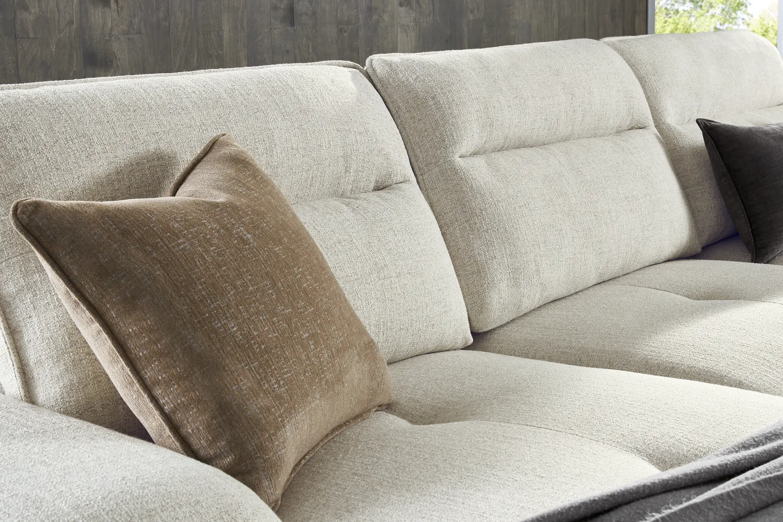 Olympia Linen Chaise Sofa - Image 8