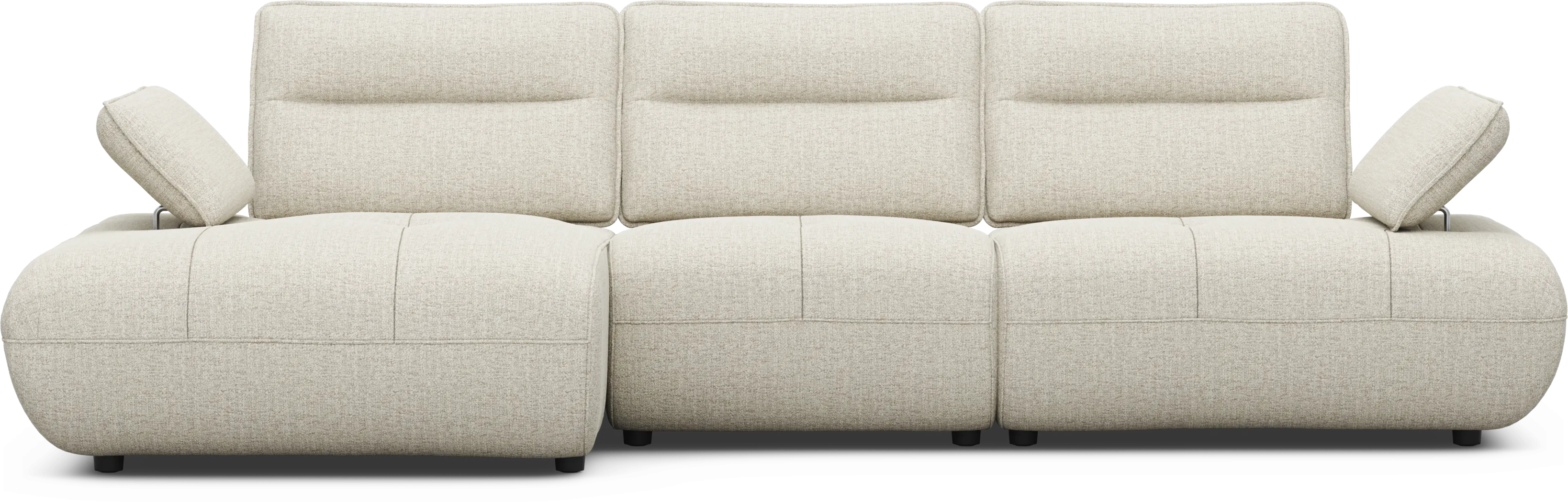 Olympia Linen Chaise Sofa - Thumbnail - Image 4