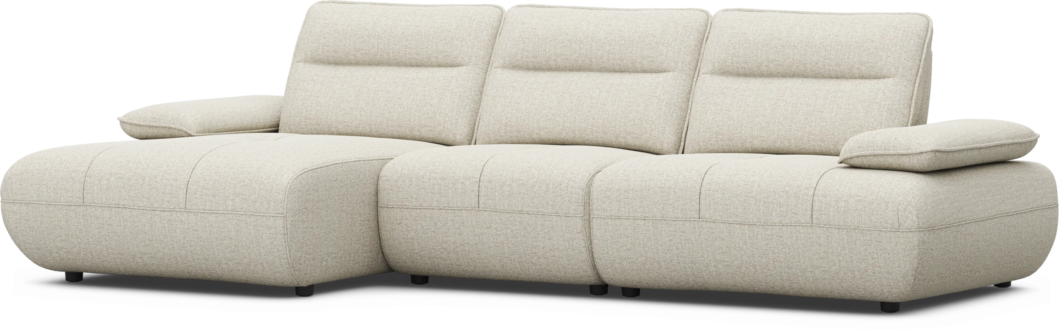 Olympia Linen Chaise Sofa - Image 5