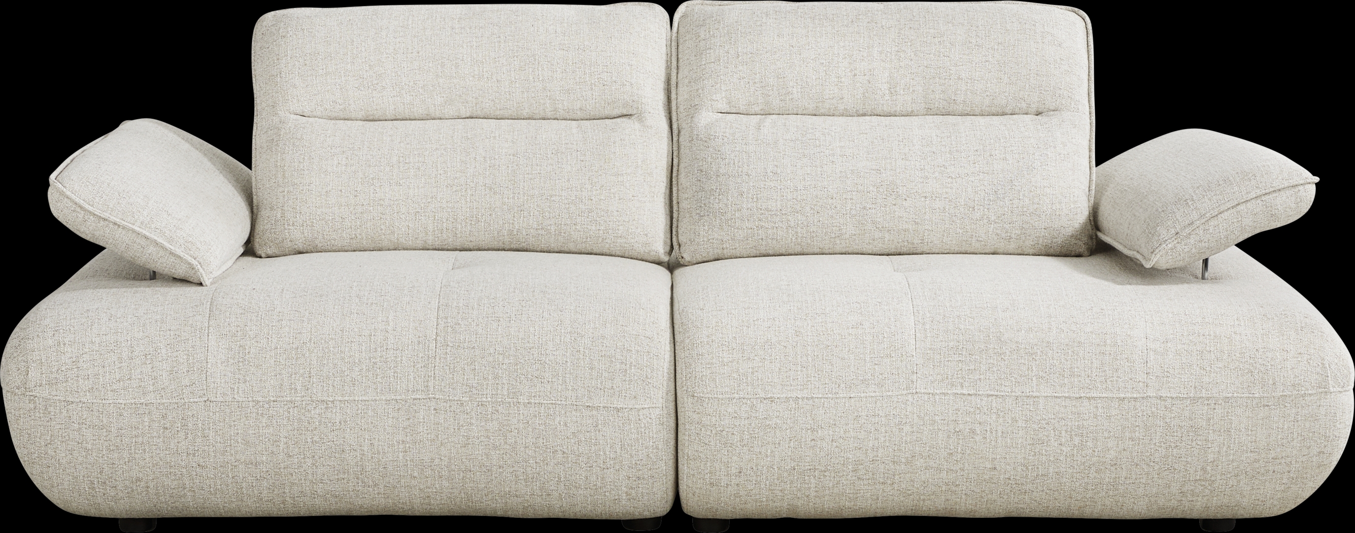 Olympia Linen Loveseat - Thumbnail - Image 1