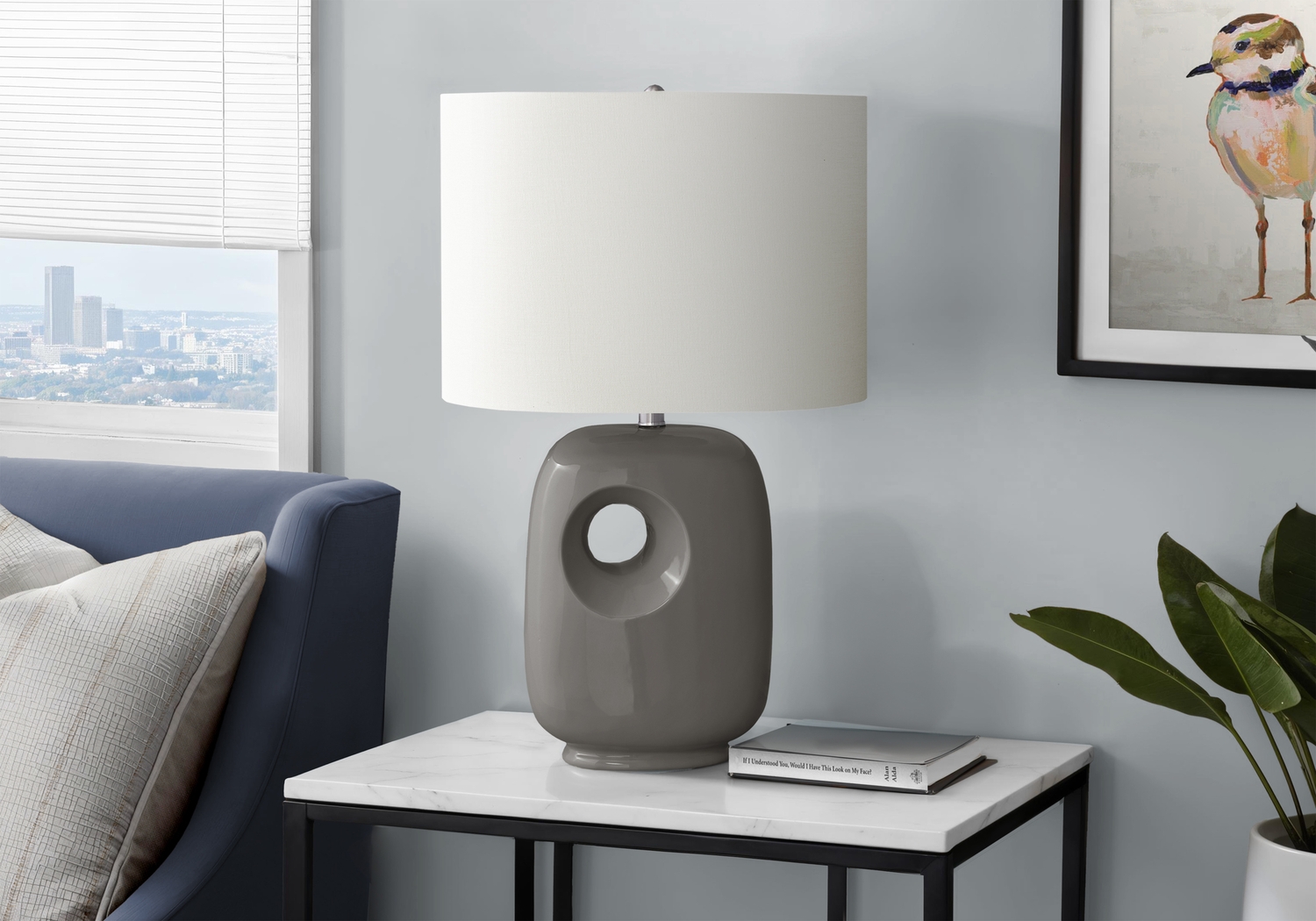 Omaha Reef Gray Lamp - Thumbnail - Image 3