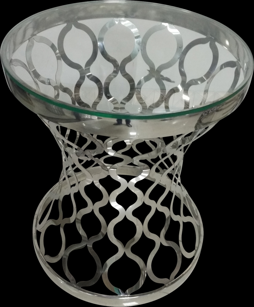 Omeara Silver Accent Table - Thumbnail - Image 1