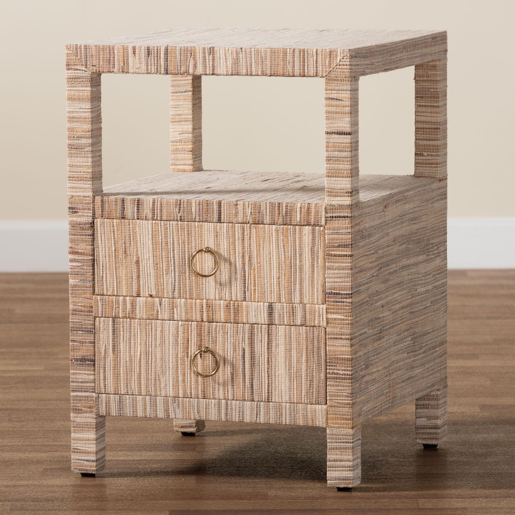 Omegastar Light Brown Nightstand - Thumbnail - Image 2