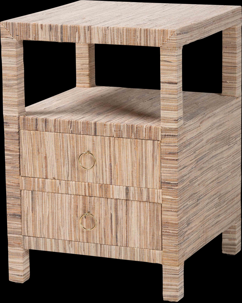 Omegastar Light Brown Nightstand - Thumbnail - Image 1