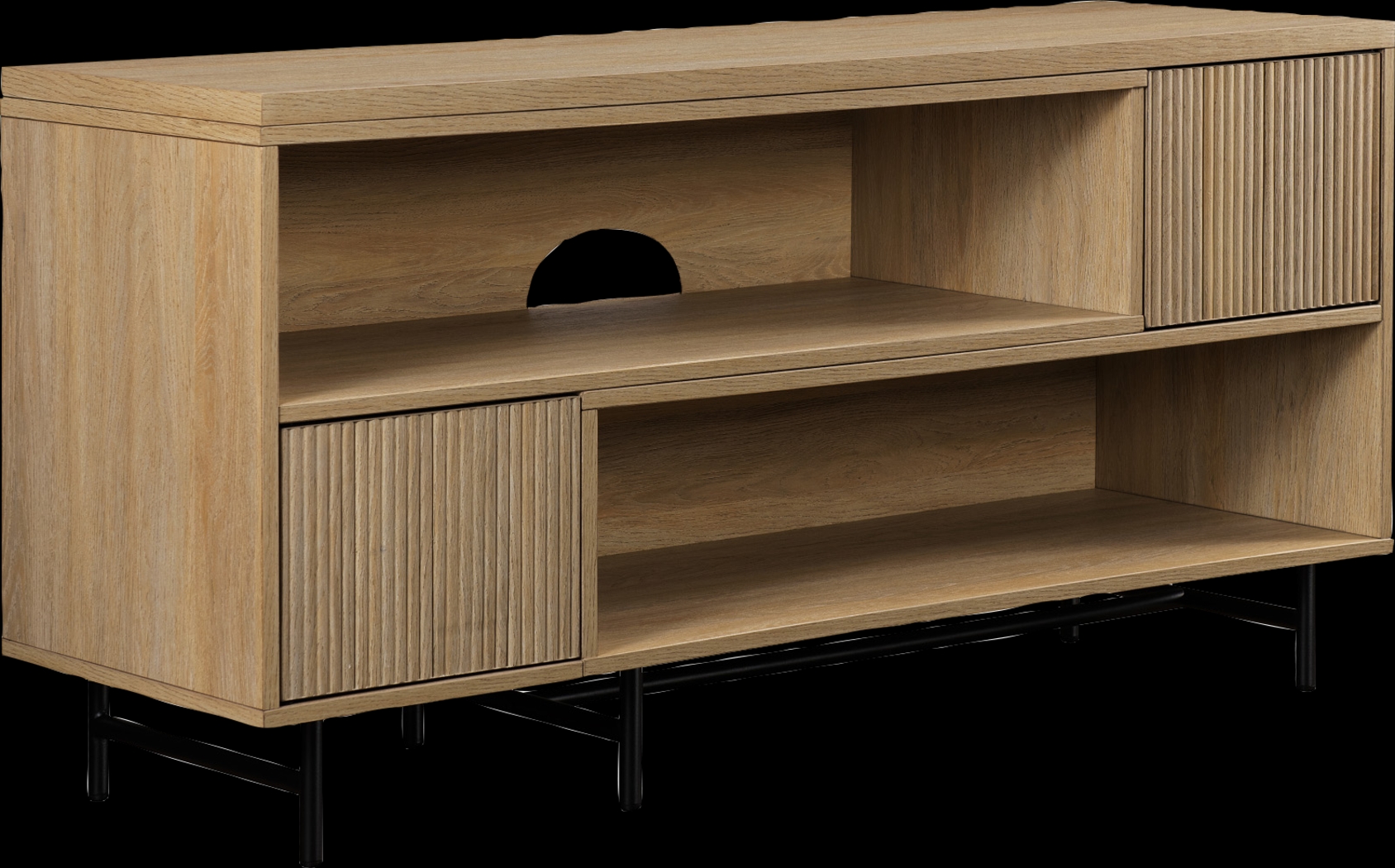 Omerea Oak 47 in. Console - Thumbnail - Image 1