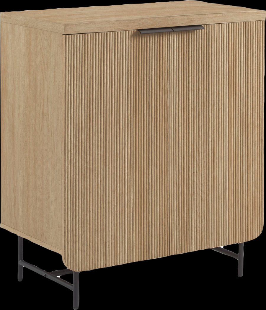 Omerea Oak Accent Cabinet - Thumbnail - Image 1