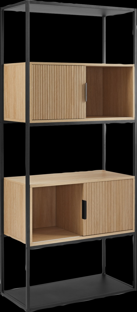 Omerea Oak Bookcase - Thumbnail - Image 1