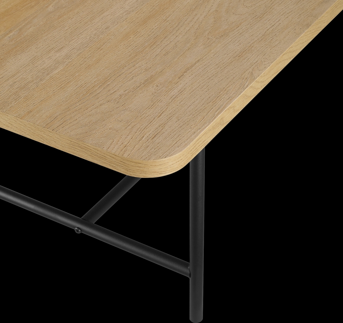 Omerea Oak Cocktail Table - Thumbnail - Image 3