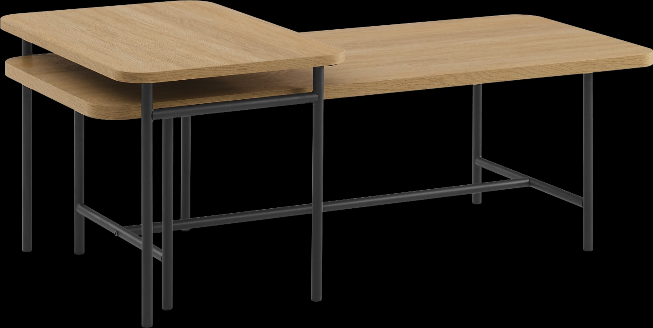 Omerea Oak Cocktail Table - Thumbnail - Image 1