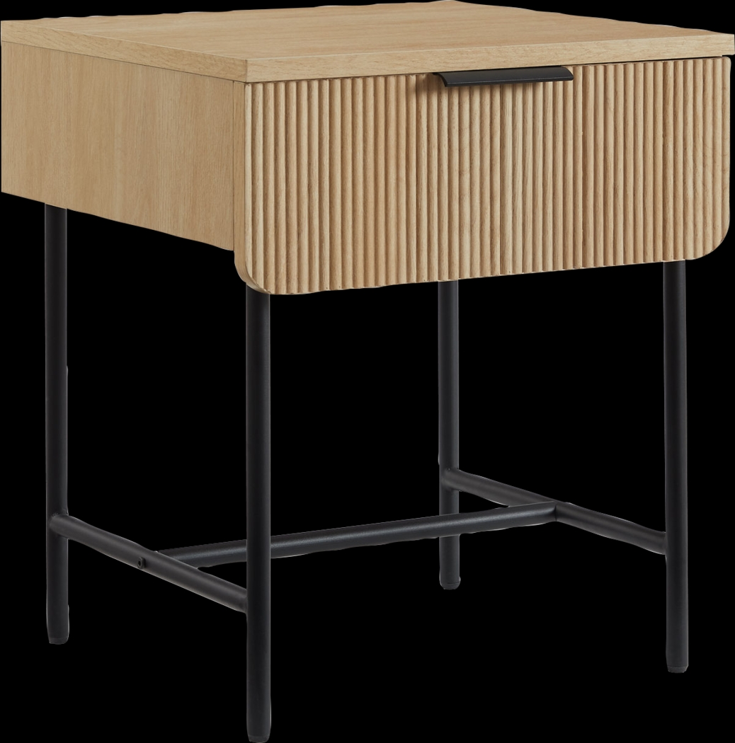 Omerea Oak End Table - Thumbnail - Image 5
