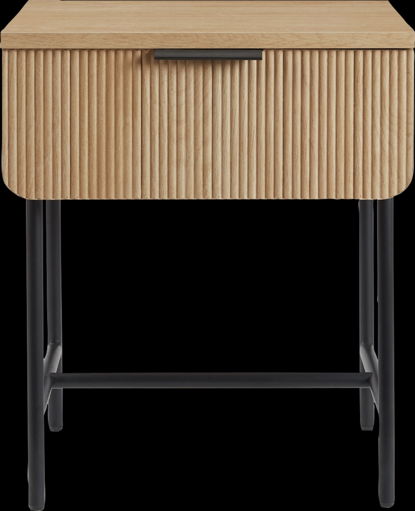 Omerea Oak End Table - Thumbnail - Image 1