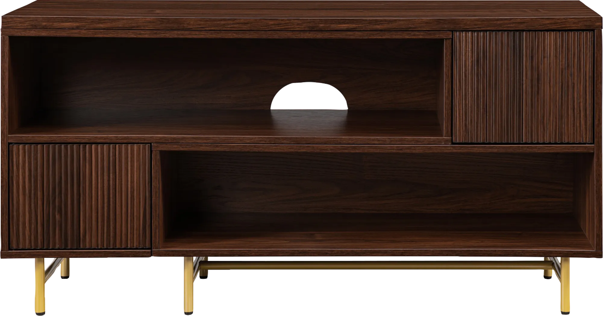 Omerea Walnut 47 in. Console - Thumbnail - Image 1
