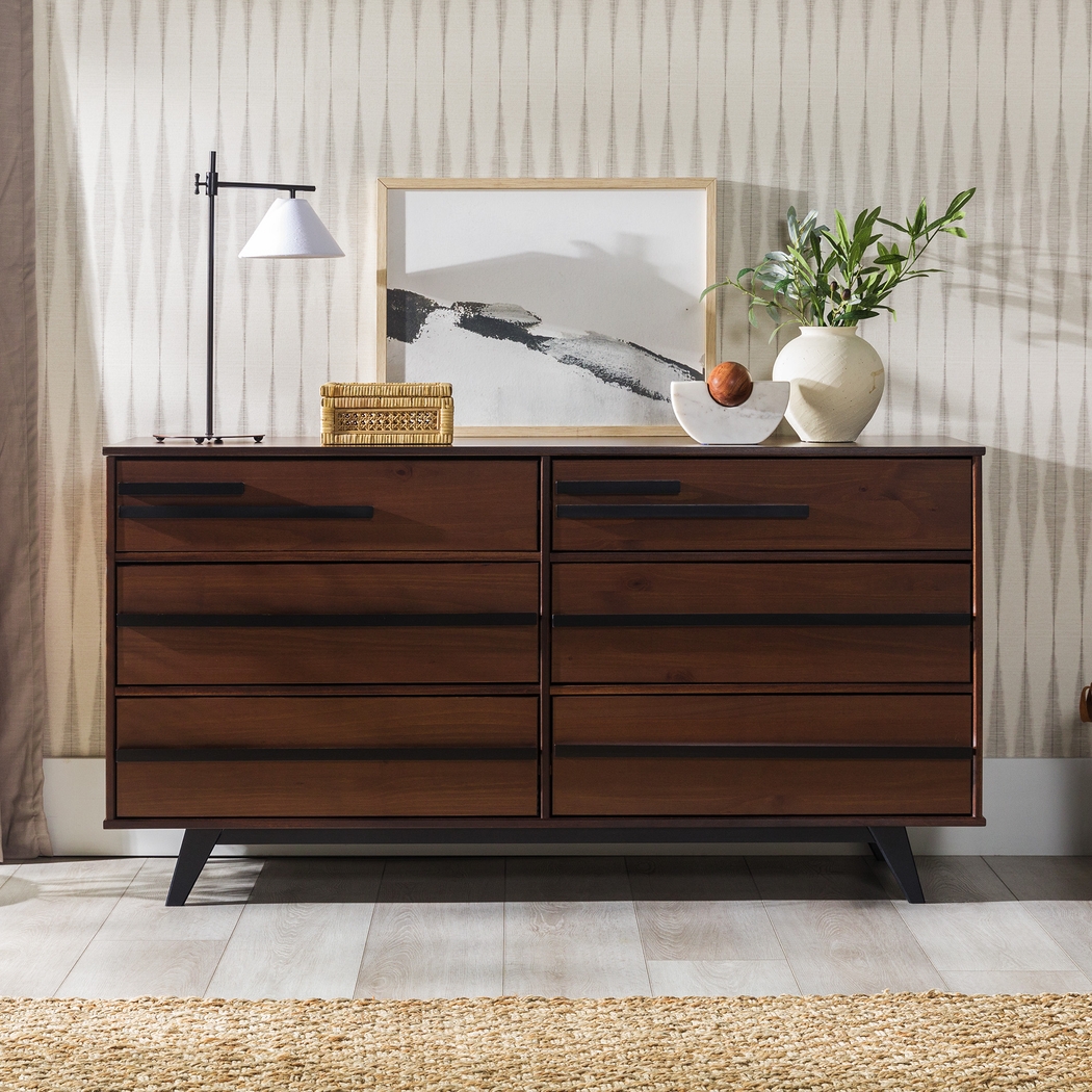 Omerea Walnut Dresser - Thumbnail - Image 2