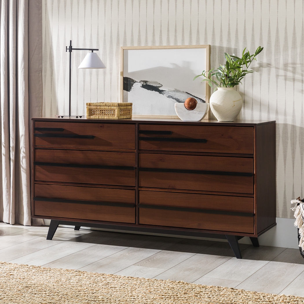 Omerea Walnut Dresser - Thumbnail - Image 3