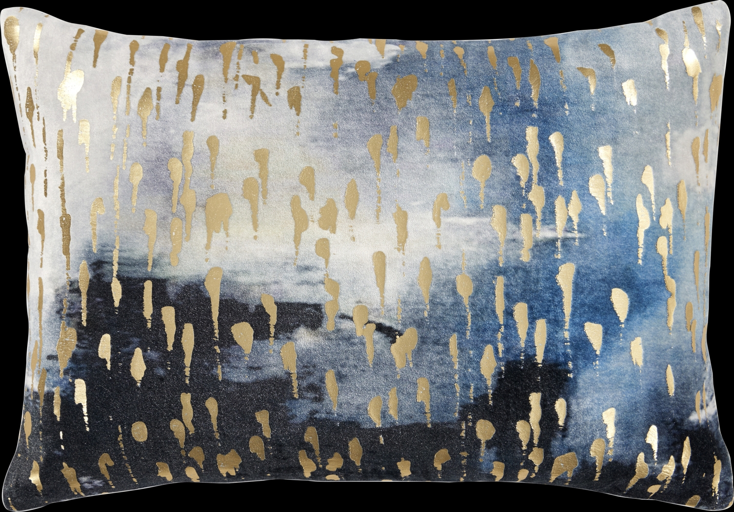 Omri Blue Accent Pillow - Thumbnail - Image 1