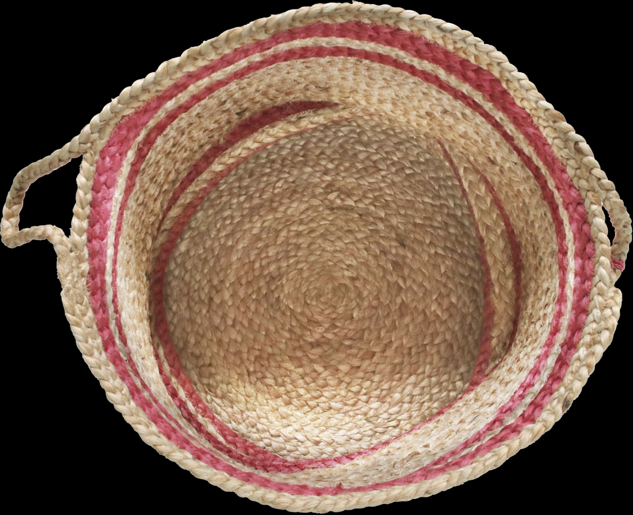 Omylia Tan/Red 17 in. Basket - Thumbnail - Image 5