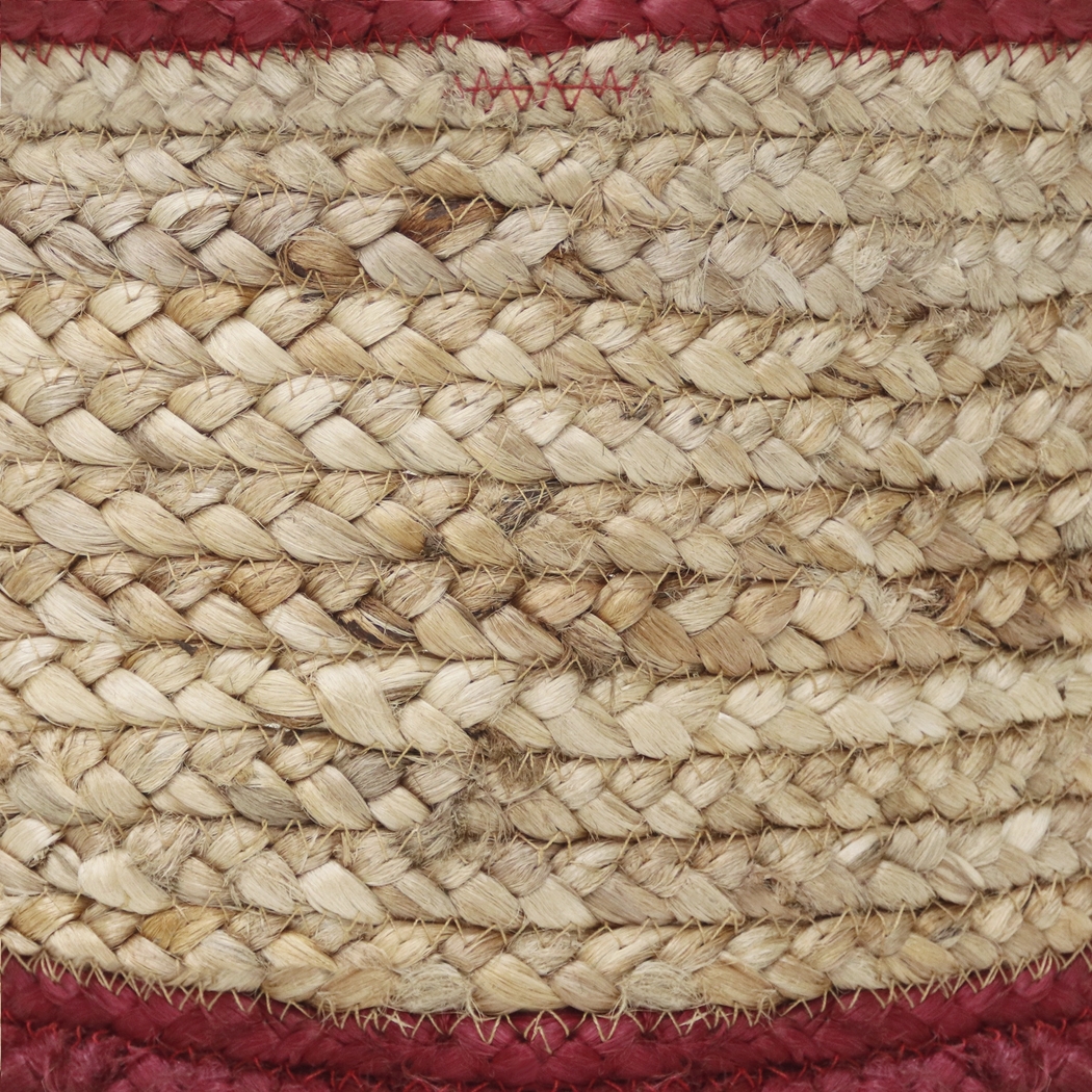 Omylia Tan/Red 17 in. Basket - Thumbnail - Image 7