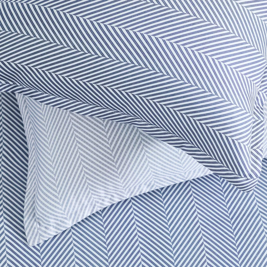 Omyri Blue 4 Pc Queen Duvet Set - Thumbnail - Image 2