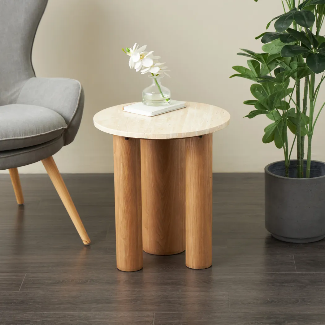 Onaro Brown Accent Table - Thumbnail - Image 2