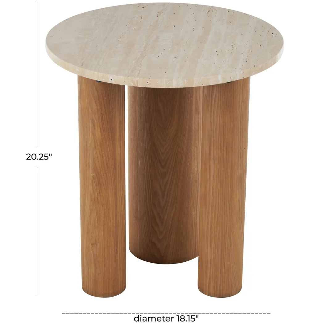 Onaro Brown Accent Table - Thumbnail - Image 7