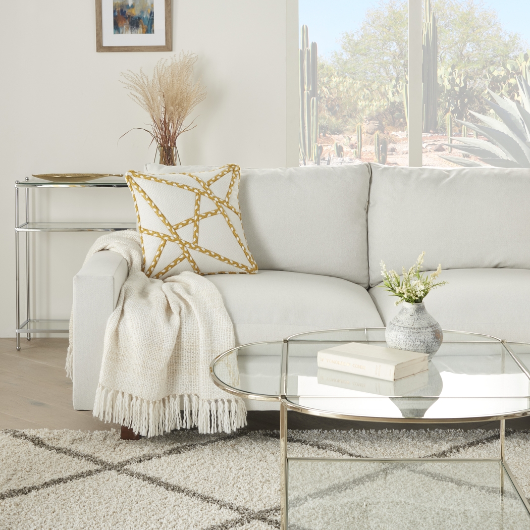 Onas Yellow Indoor/Outdoor Accent Pillow - Thumbnail - Image 2