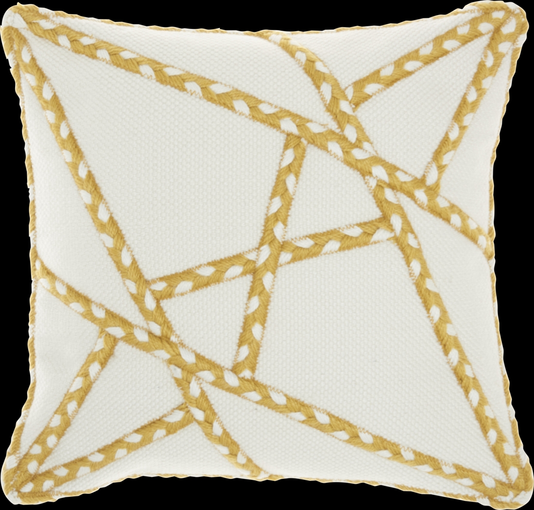 Onas Yellow Indoor/Outdoor Accent Pillow - Thumbnail - Image 1