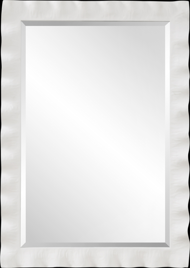 Onaug White Wall Mirror - Thumbnail - Image 1
