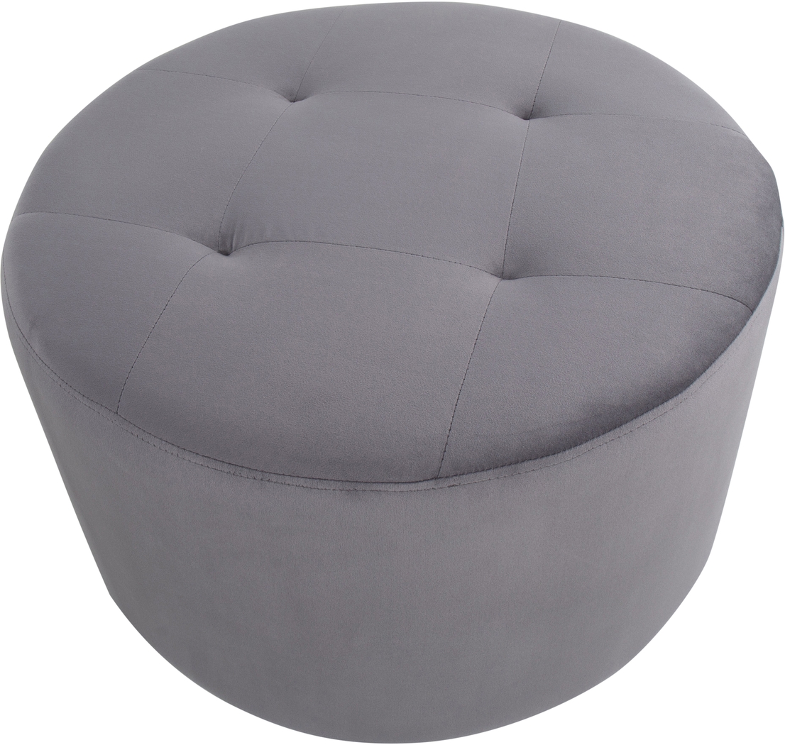 Onelen Gray Accent Ottoman - Thumbnail - Image 2