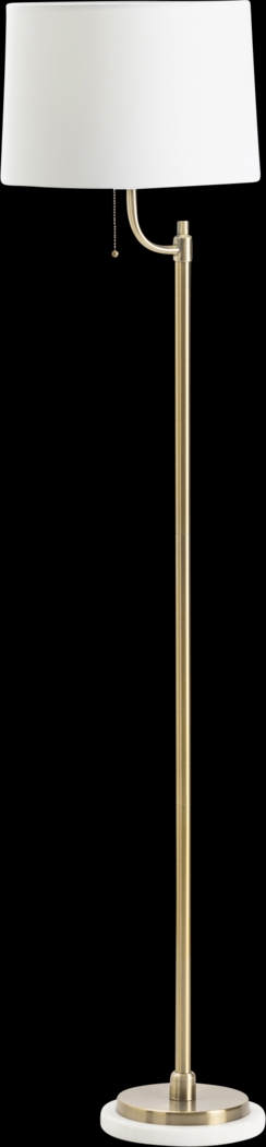 Onique Shores Brass Floor Lamp - Thumbnail - Image 2