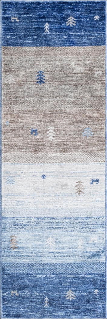 Onoly Blue 2' x 6'1 Runner Rug - Thumbnail - Image 1