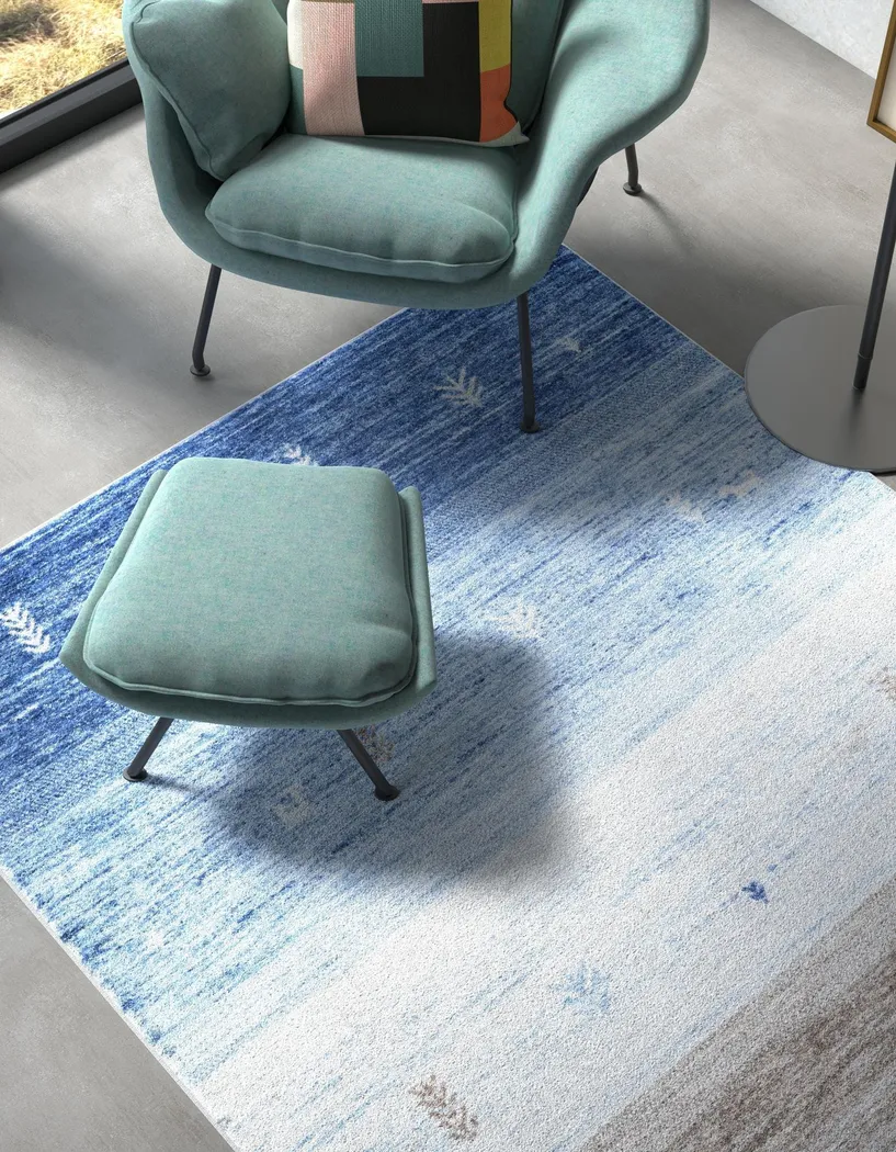 Onoly Blue 7'10 X10' Rug - Thumbnail - Image 2