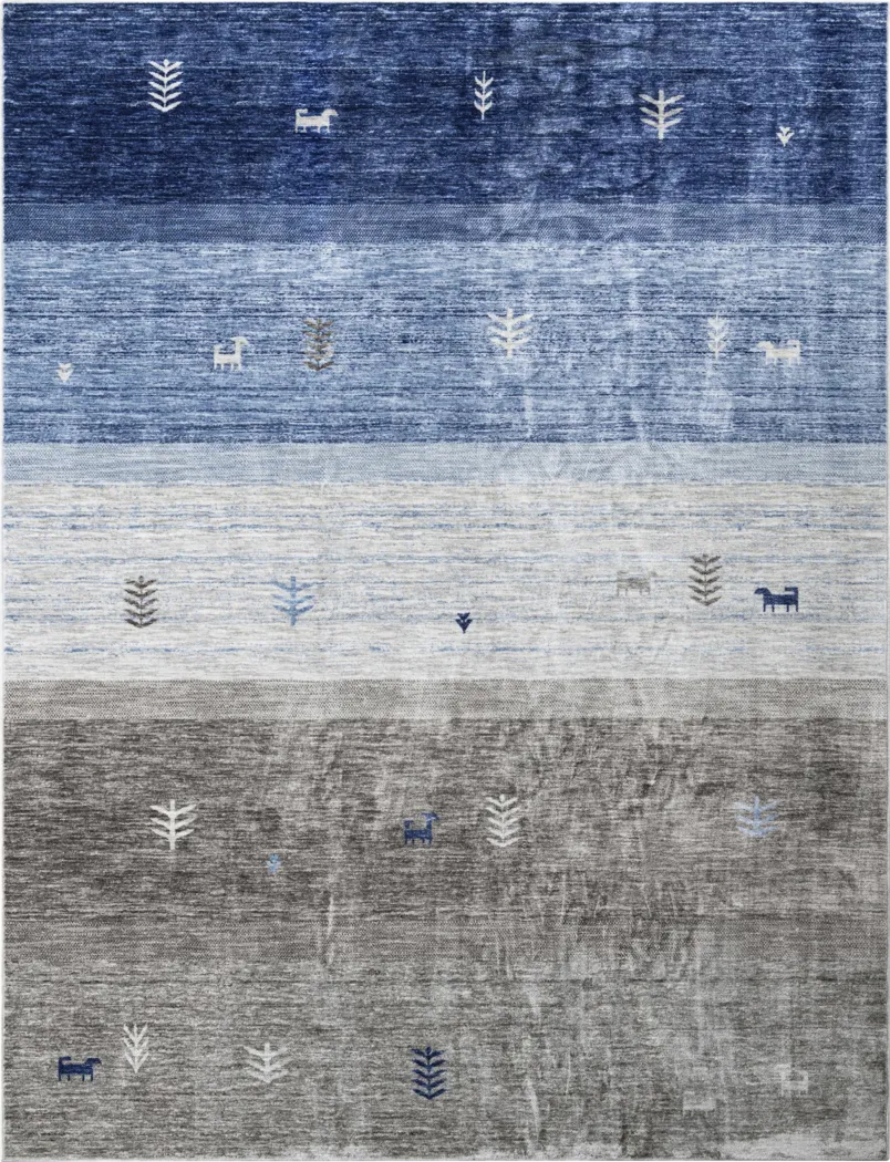 Onoly Blue 7'10 X10' Rug - Thumbnail - Image 1