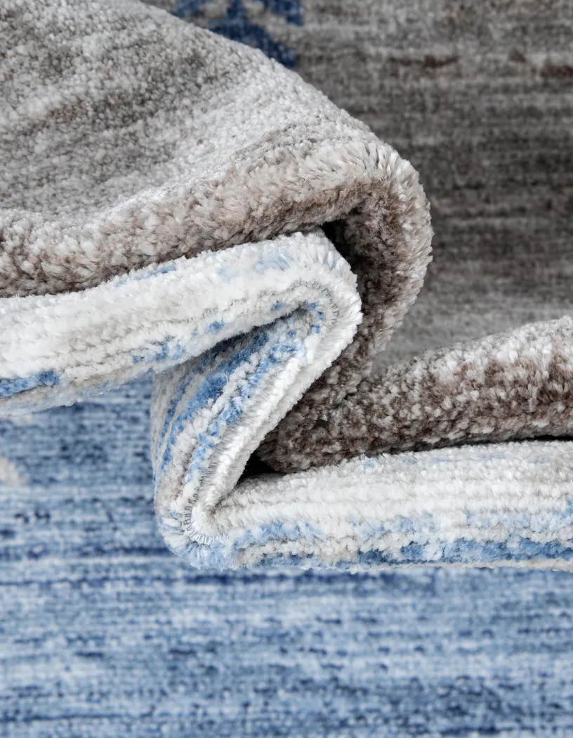 Onoly Blue 9' x 12' Rug - Thumbnail - Image 5