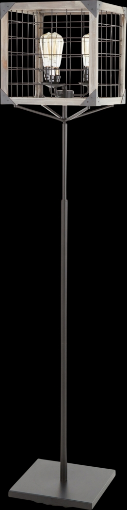 Onslow Club Black Floor Lamp - Thumbnail - Image 4
