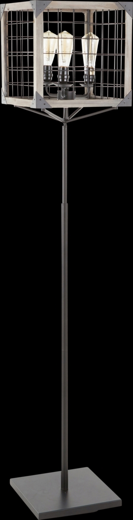 Onslow Club Black Floor Lamp - Thumbnail - Image 1